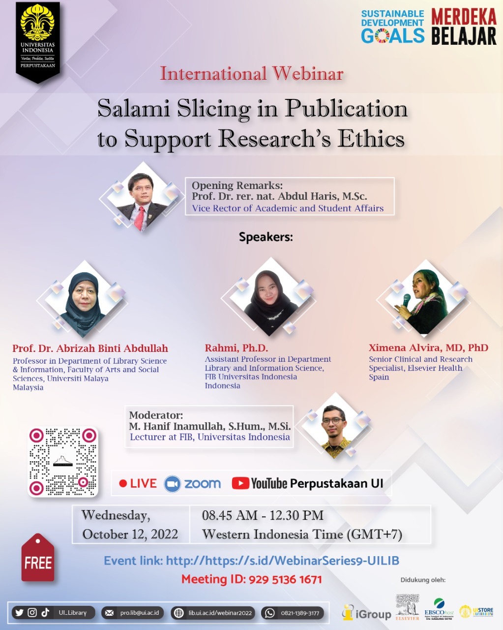 3rd International Webinar “Salami Slicing In Publication To Support ...